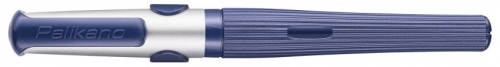 Stilou Structure, penita L, grip ergonomic, pentru stangaci, 1 patron mare albastru inclus, culoare albastru, in cutie de carton, Pelikan